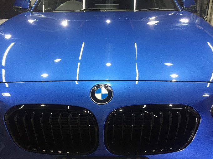 長文です Bmw 118dにプレミアムラインのハイブリッド滑水コーティング施工 車をキレイに 浜松市のカーエステ シルキーライン 洗車 磨き カー コーティング